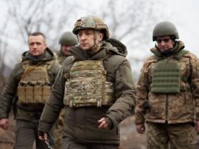 Visite de Zelensky dans le Donbass…